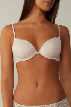 Intimissimi Bellissima Push-up in Lace Women's Bras Pink | USA 1314JJE