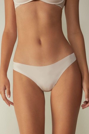 Intimissimi Brazilian in Seamless Ultra Light Microfiber Women's Panties Pink | USA 2557EXB