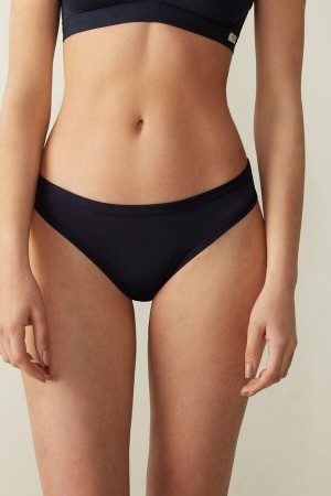 Intimissimi Brazilian in Ultralight Supima® Cotton Women's Panties Blue | USA 2538CET