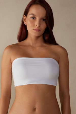 Intimissimi Cotton Bra Women's Tank Top White | USA 1724APV