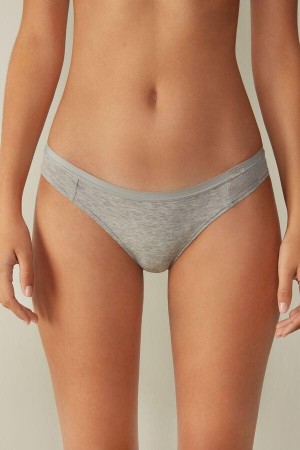 Intimissimi Cotton Women's Panties Light Grey | USA 2427EXB