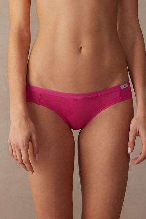 Intimissimi Cotton Women's Panties Pink | USA 2380BCE