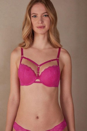 Intimissimi Fearless Femininity Elettra Super Push-up Women's Bras Pink | USA 1285FMM