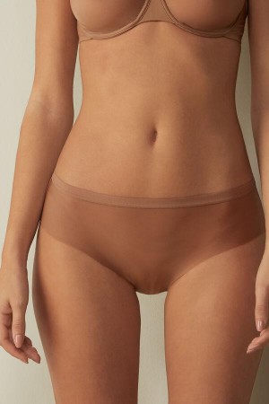 Intimissimi Invisible Touch Briefs Women's Panties Beige | USA 2453EXB