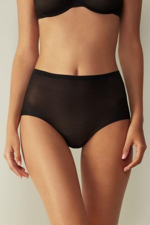 Intimissimi Invisible Touch Hipster Women's Panties Black | USA 2330CET