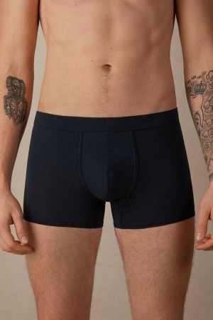 Intimissimi Natural Fresh Supima® Cotton Men's Boxer Blue | USA 2630ORL