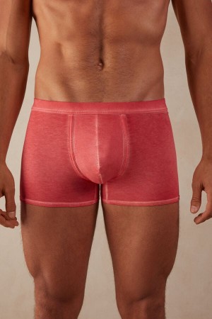 Intimissimi Natural Fresh Supima® Cotton Men's Boxer Red | USA 2661CEB