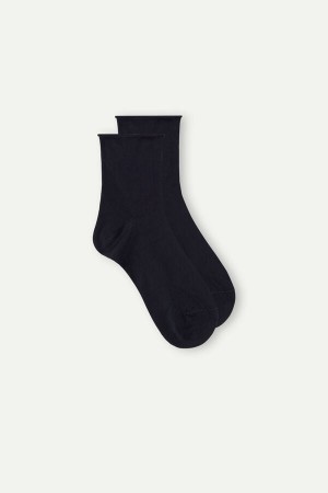 Intimissimi No-show in Stretch Supima® Cotton Men's Socks Blue | USA 2834JJG