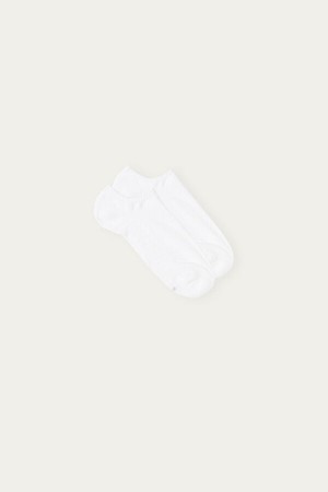 Intimissimi No-show in Terrycloth Men's Socks White | USA 2800NBU