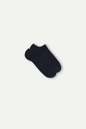 Intimissimi No-show in Terrycloth Men's Socks Blue | USA 2804XFA