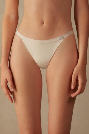 Intimissimi String Thong in Cotton Women's Panties Pink | USA 2277KIR