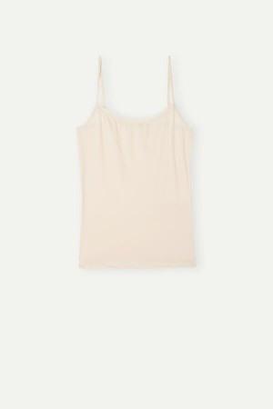 Intimissimi Ultralight Microfiber Women's Tank Top Pink | USA 1766QZD