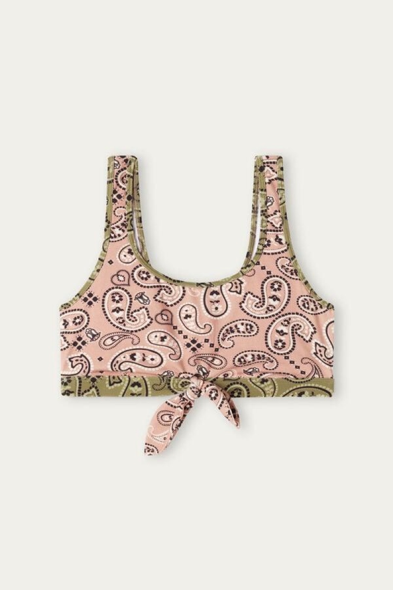 Intimissimi Bandana Mania Top Women's Bras Brown | USA 1250TVJ