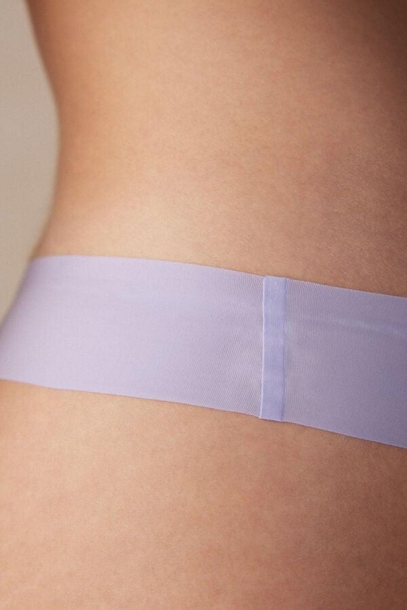 Intimissimi Brazilian in Seamless Ultra Light Microfiber Women's Panties Lavender | USA 2489LHI