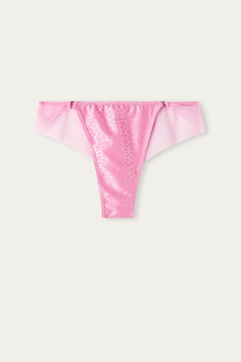 Intimissimi Cool Minimal Brazilian Women's Panties Pink | USA 2470SOG