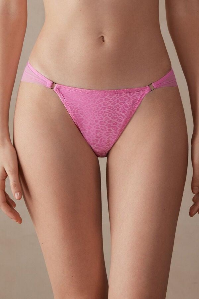 Intimissimi Cool Minimal Brazilian Women\'s Panties Pink | USA 2470SOG