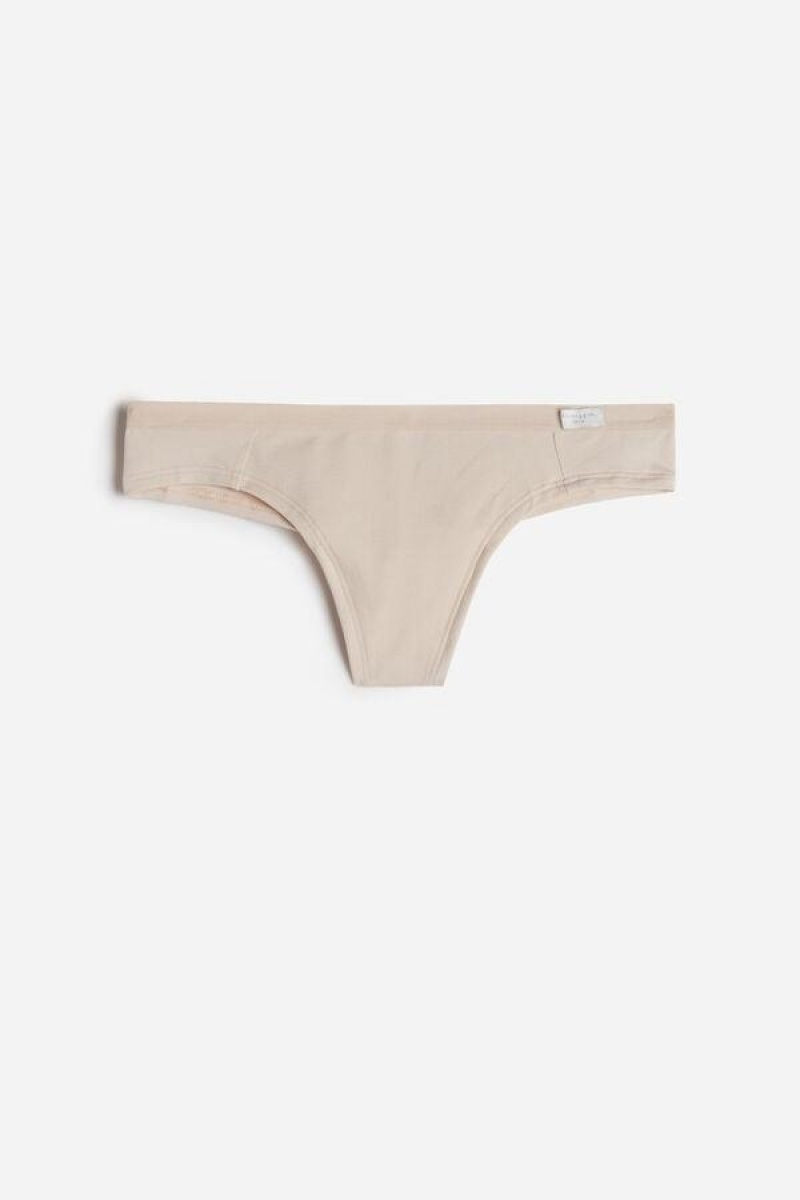 Intimissimi Cotton Brazilian Women's Panties Pink | USA 2565XFY