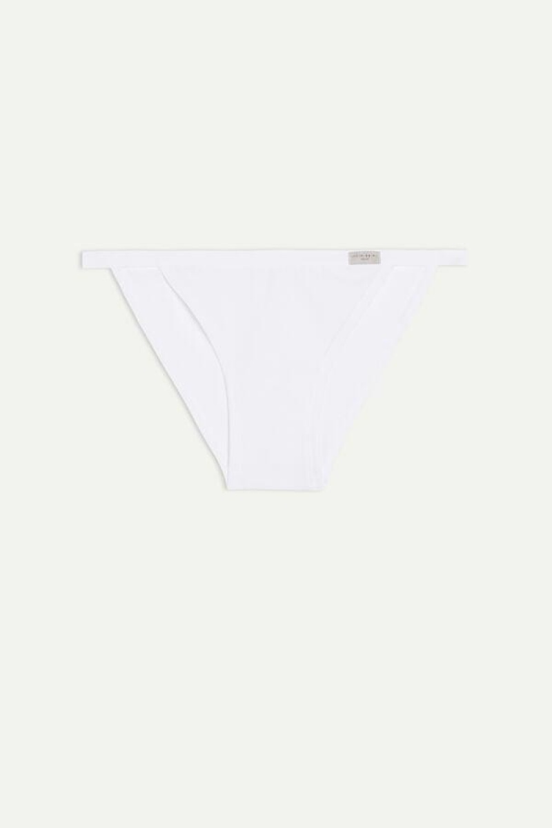 Intimissimi Cotton String Women's Panties White | USA 2440HKA