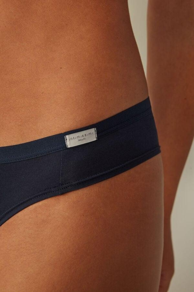 Intimissimi Cotton Women's Panties Blue | USA 2418SOG