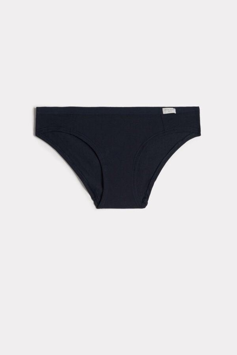 Intimissimi Cotton Women's Panties Blue | USA 2418SOG