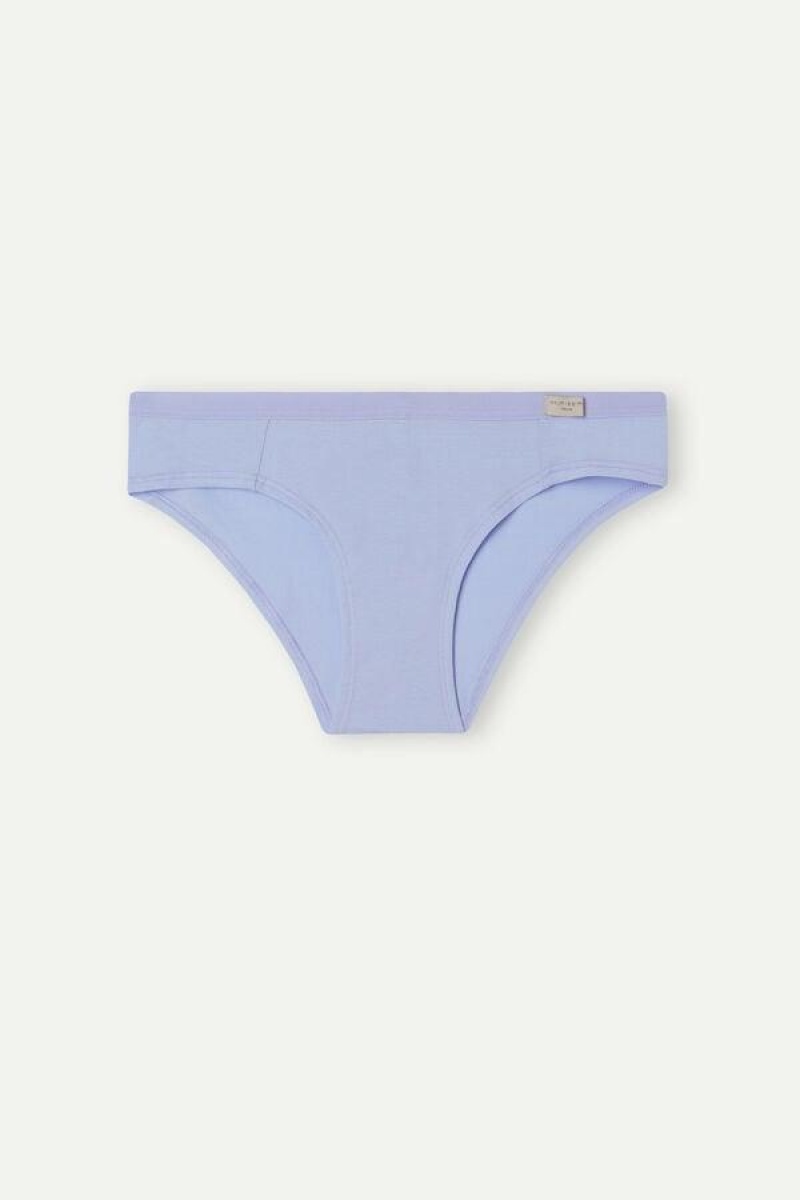 Intimissimi Cotton Women's Panties Lavender | USA 2375EXB