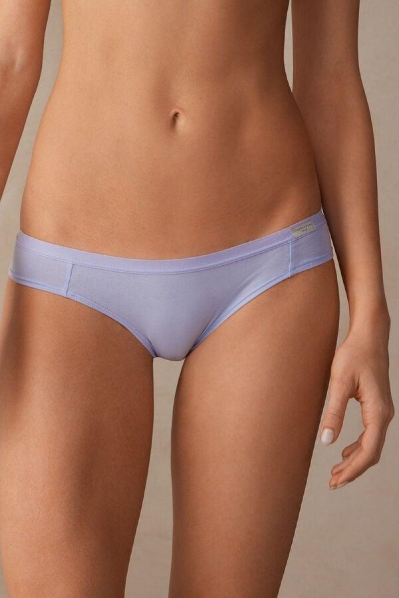 Intimissimi Cotton Women\'s Panties Lavender | USA 2375EXB