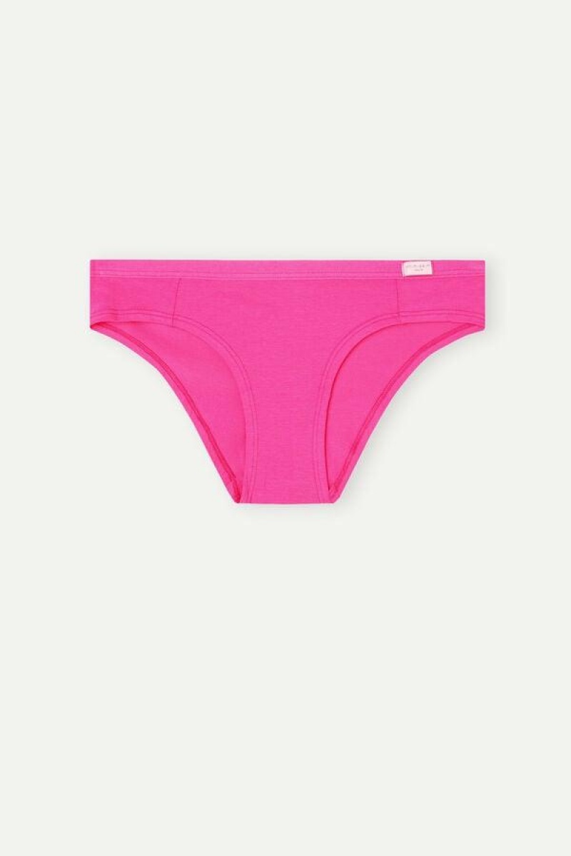 Intimissimi Cotton Women's Panties Pink | USA 2380BCE