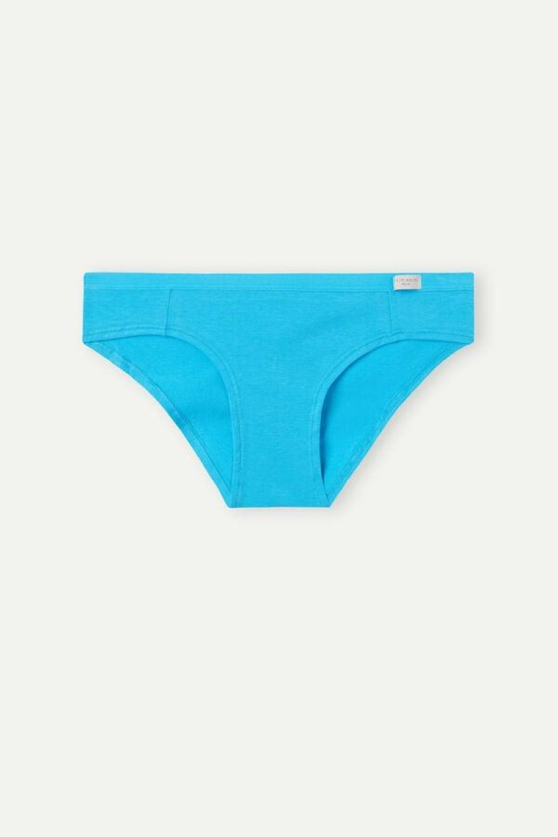 Intimissimi Cotton Women's Panties Turquoise | USA 2378MAQ