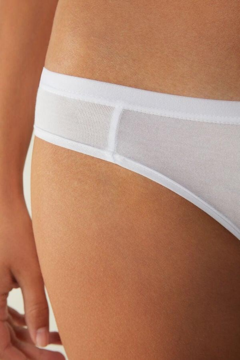 Intimissimi Cotton Women's Panties White | USA 2429QZM