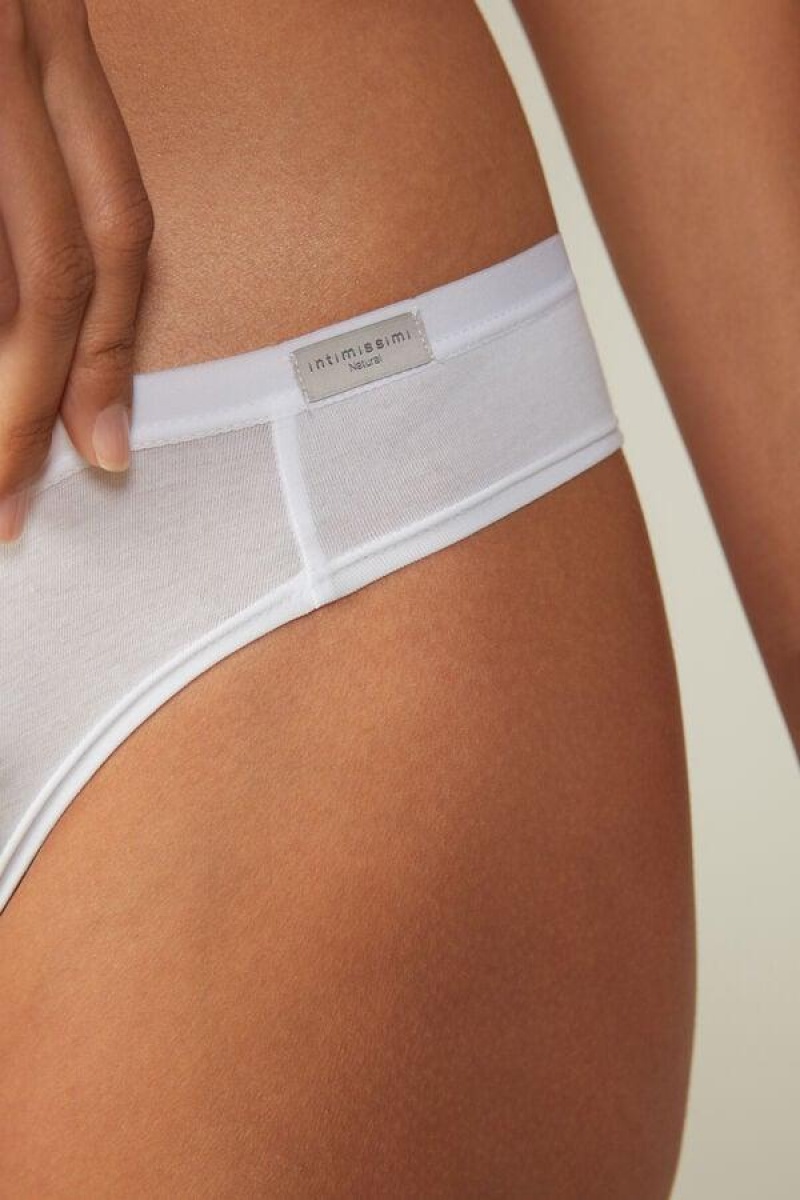 Intimissimi Cotton Women's Panties White | USA 2429QZM