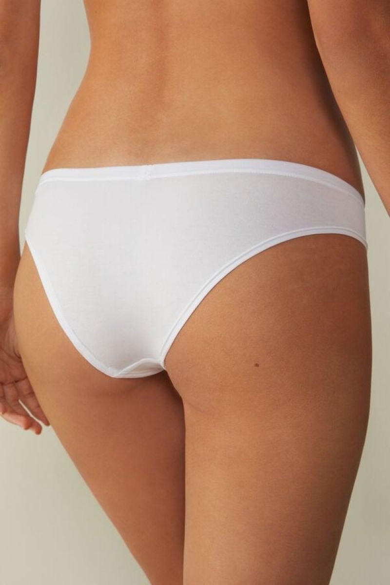 Intimissimi Cotton Women's Panties White | USA 2429QZM