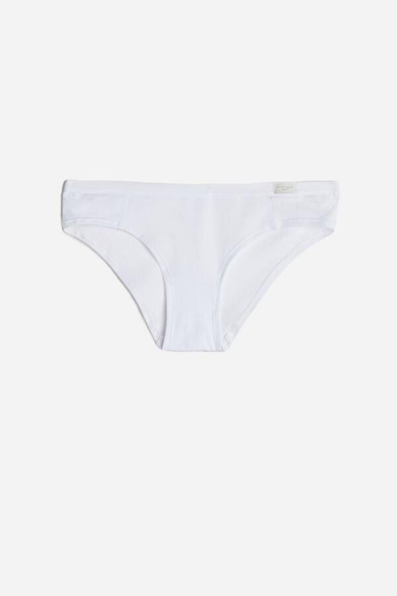 Intimissimi Cotton Women's Panties White | USA 2429QZM