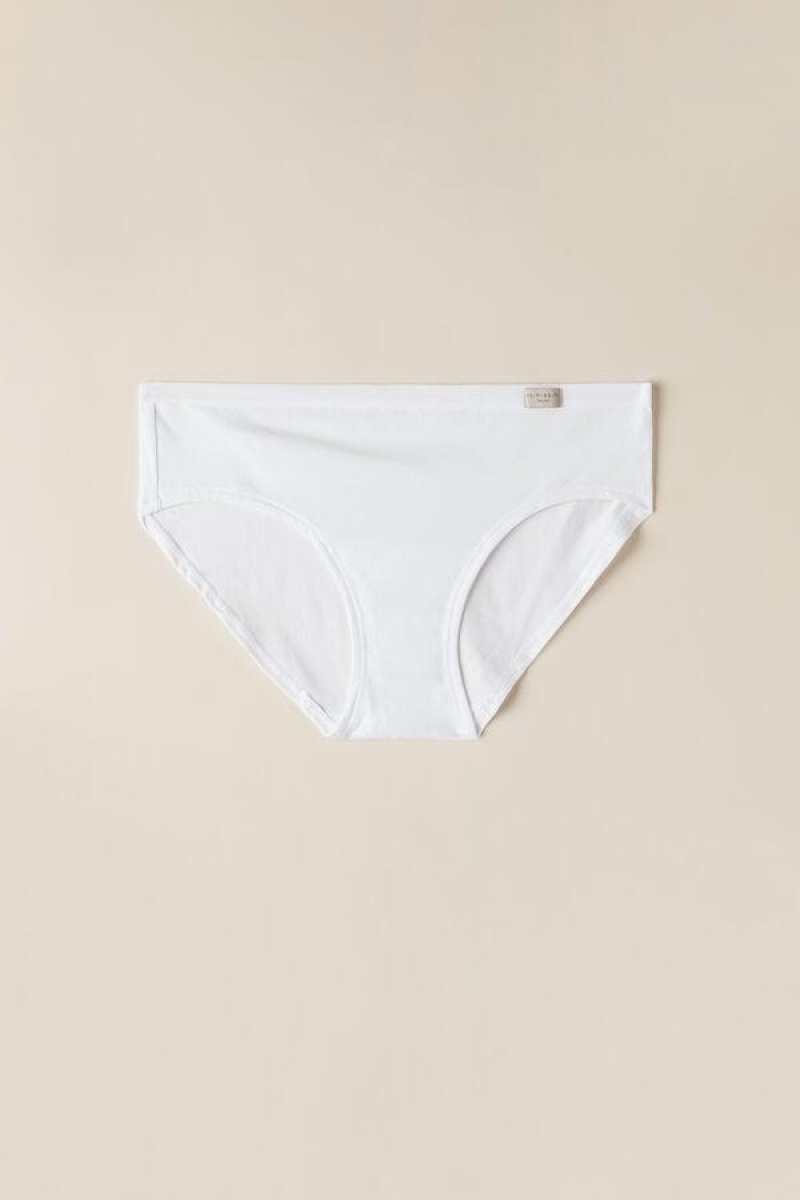 Intimissimi Cozy in Cotton Women's Panties White | USA 2400RWV