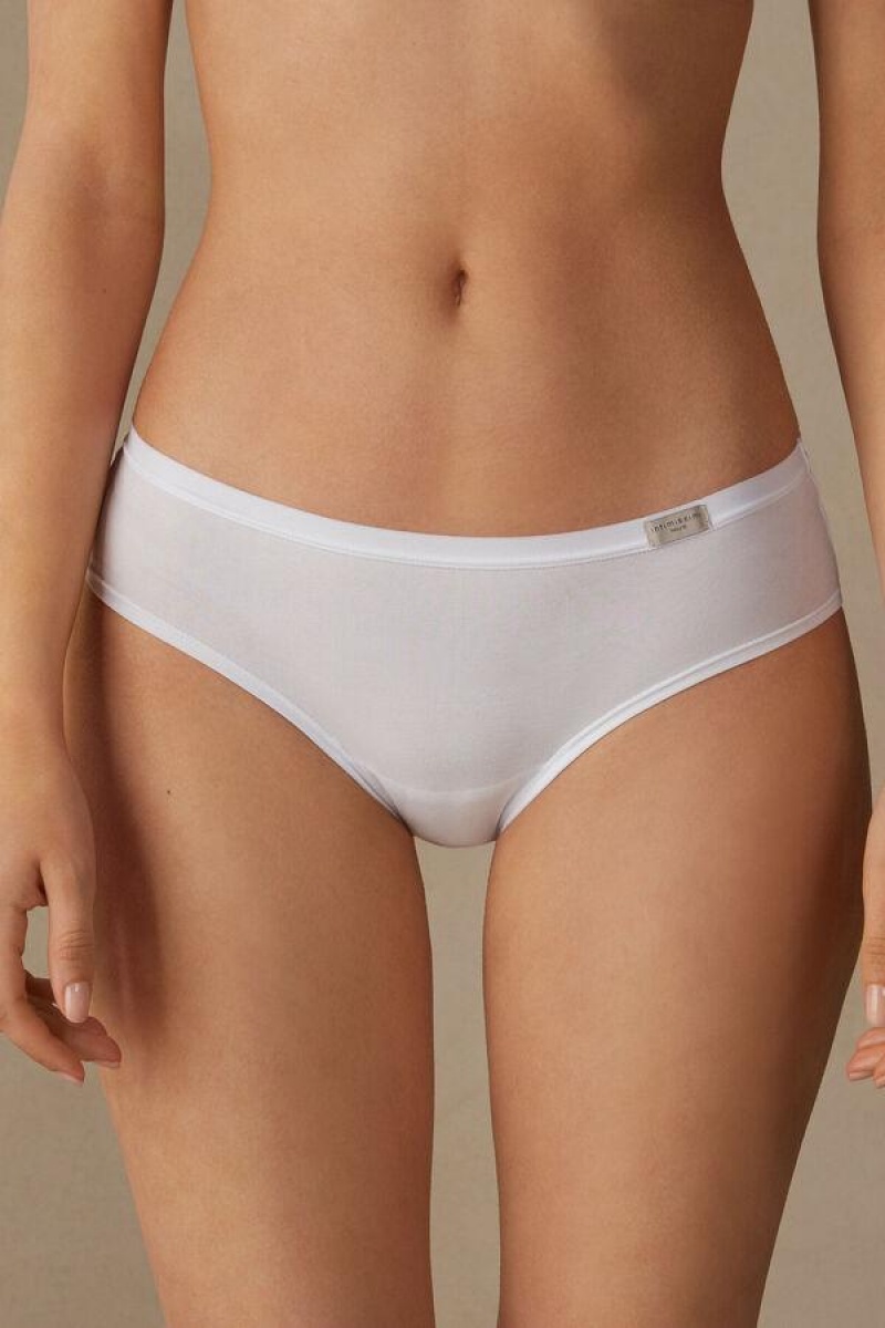 Intimissimi Cozy in Cotton Women\'s Panties White | USA 2400RWV