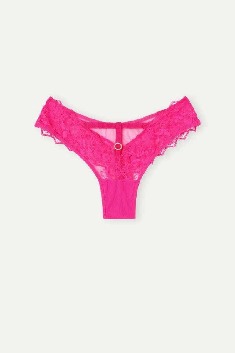 Intimissimi Fearless Femininity Brazilian Women's Panties Pink | USA 2482MAQ