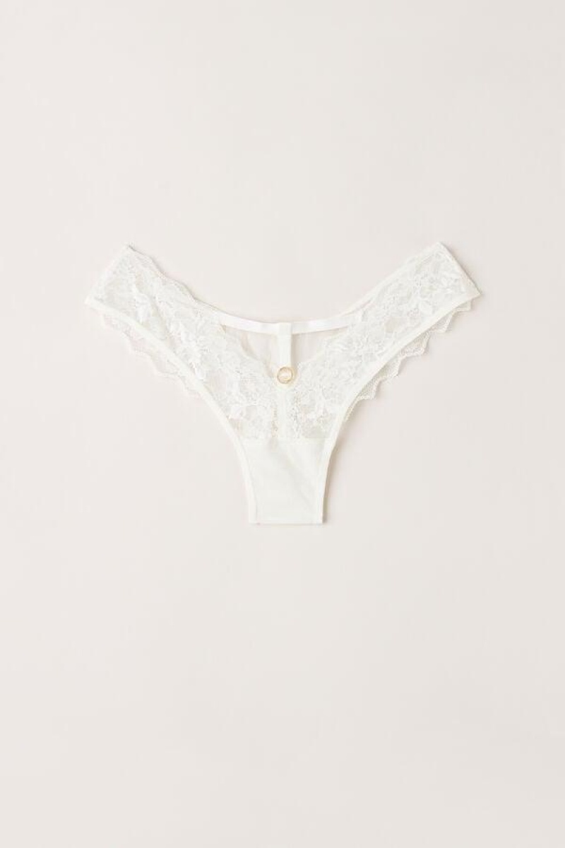 Intimissimi Fearless Femininity Brazilian Women's Panties White | USA 2491JJP