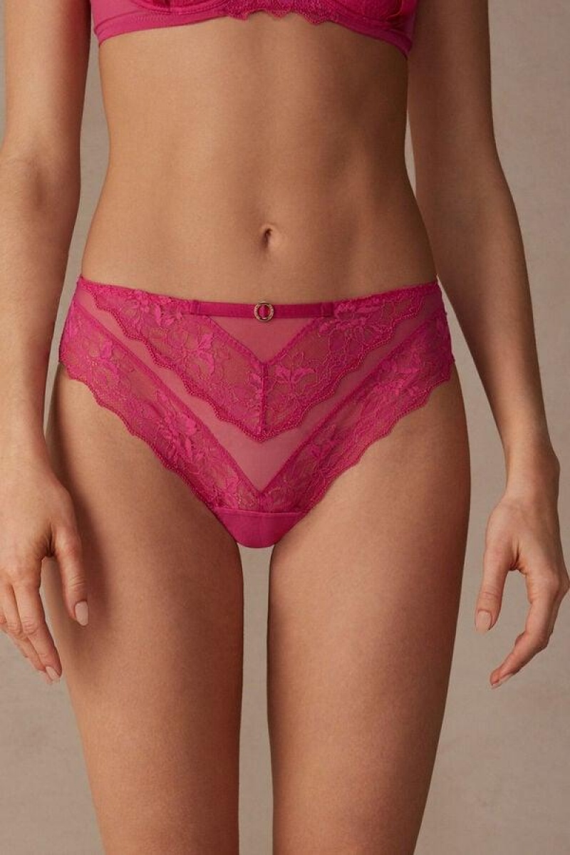 Intimissimi Fearless Femininity Hipster Brazilian Women\'s Panties Pink | USA 2301HKW