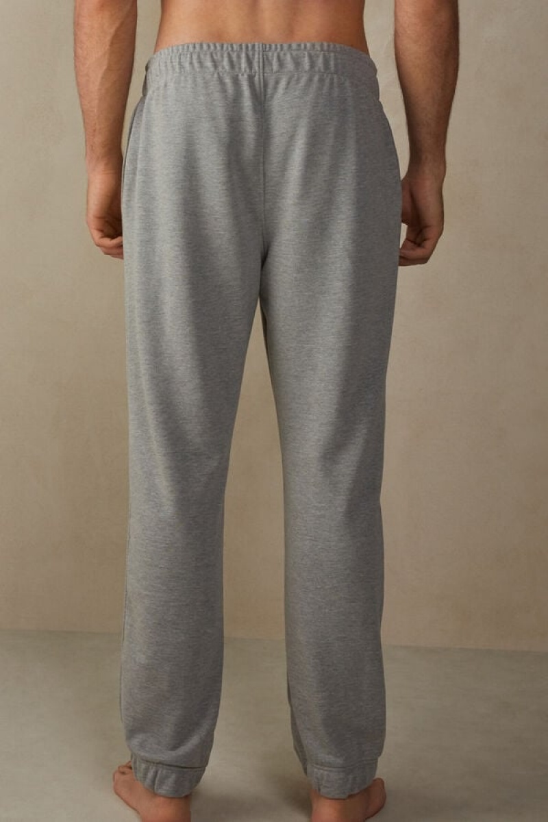 Intimissimi Full Length Lightweight Sweat Men's Pants Grey | USA 2972XFV