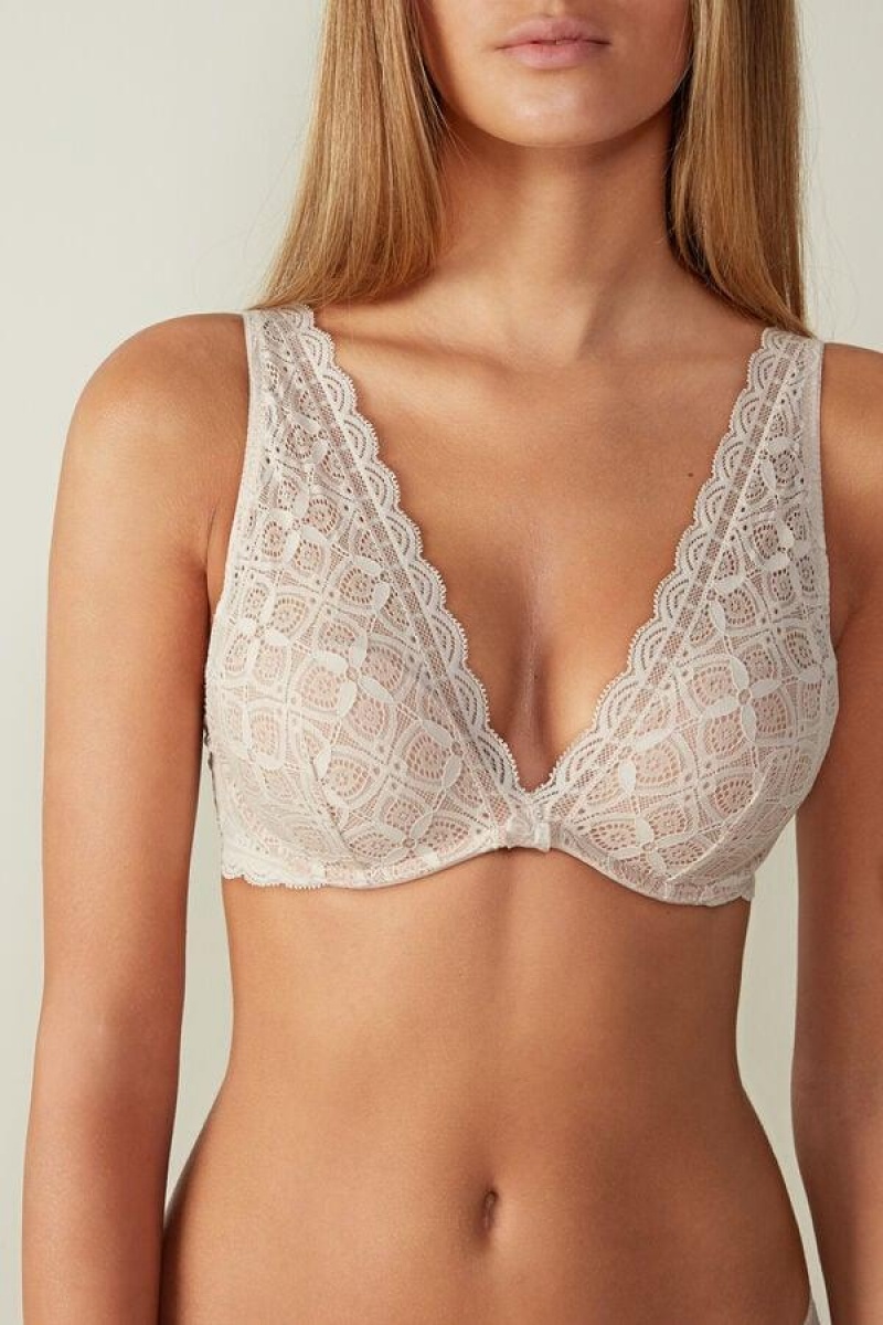 Intimissimi Giorgia Balconette in Lace Women\'s Bras Pink | USA 1601KIR