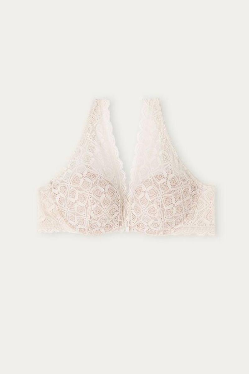 Intimissimi Giorgia Balconette in Lace Women's Bras Pink | USA 1087BCP