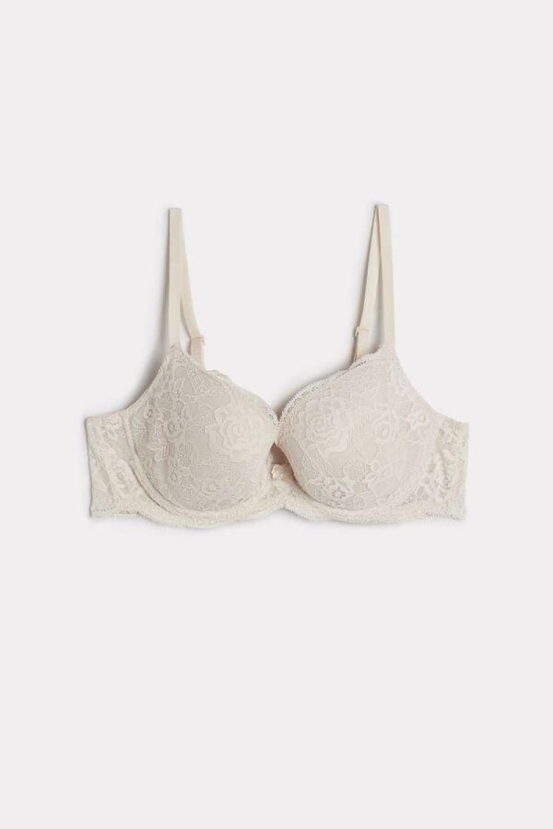 Intimissimi Irina Lace Balconette Women's Bras Pink | USA 1117WYF