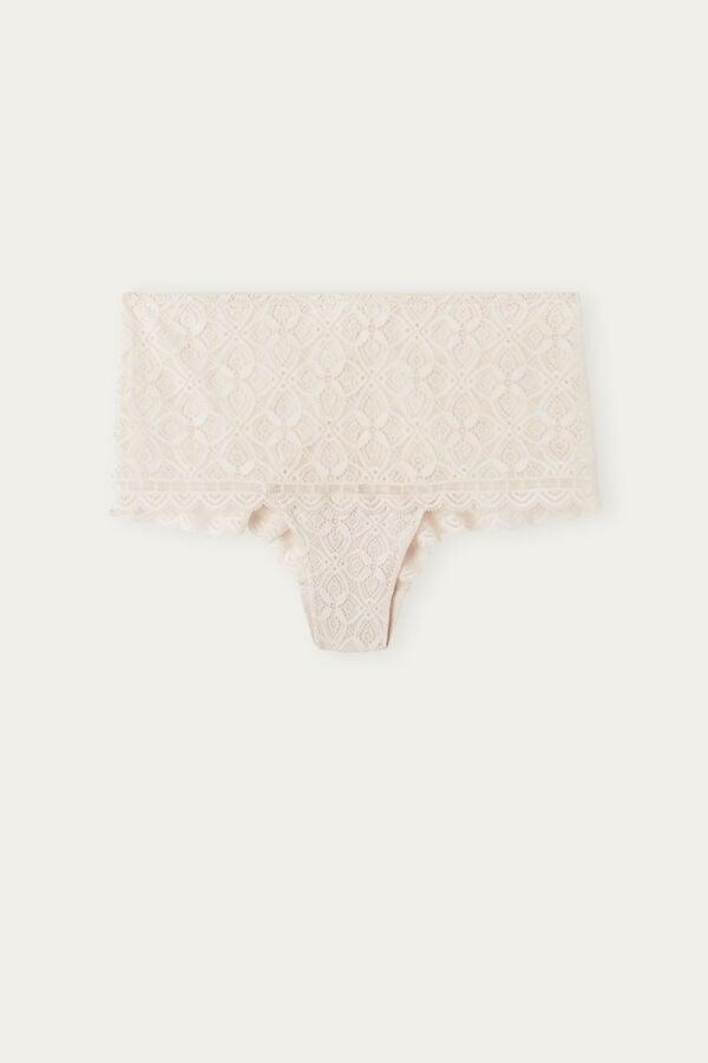 Intimissimi Lace Hipster Women's Panties Pink | USA 2320YUX