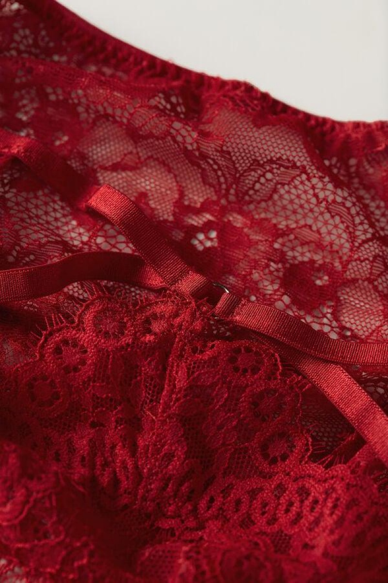 Intimissimi Loosen Heartstrings Hipster Brazilian Women's Panties Red | USA 2309BCP