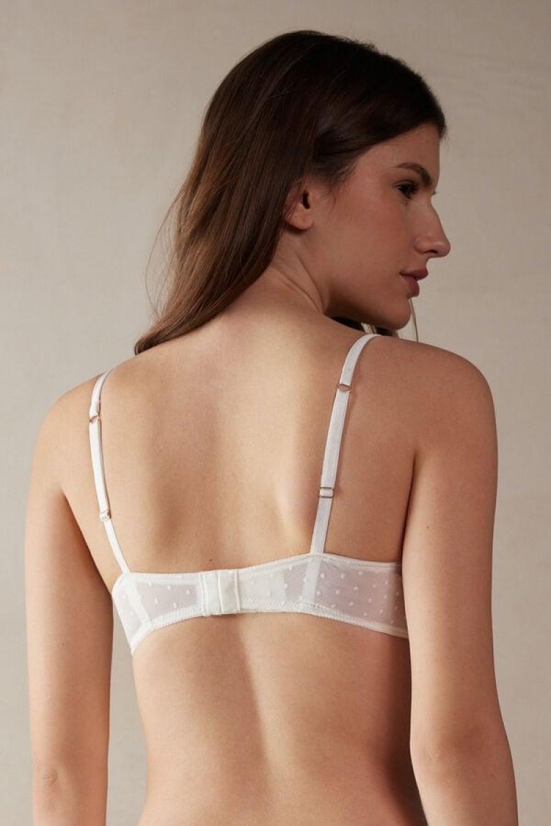 Intimissimi Love Cadeau Balconette Women's Bras White | USA 1021PQC