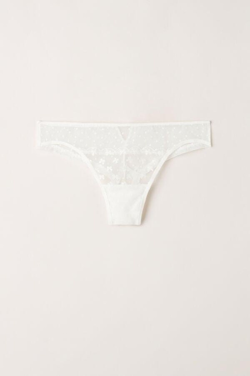 Intimissimi Love Cadeau Brazilian Women's Panties White | USA 2474ISL