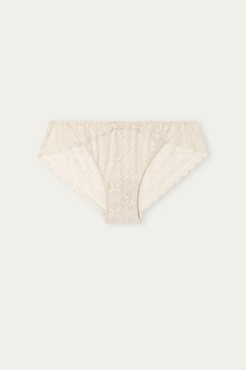 Intimissimi Low Rise Lace Women's Panties Pink | USA 2405NBW