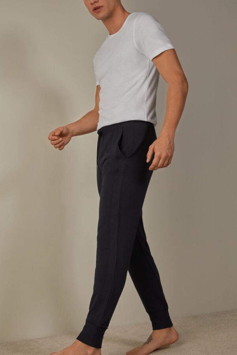 Intimissimi Micromodal Men's Pants Blue | USA 2966QZJ