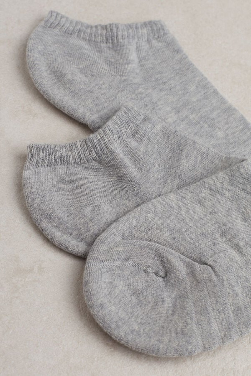 Intimissimi No-show in Terrycloth Men's Socks Grey | USA 2862ISJ