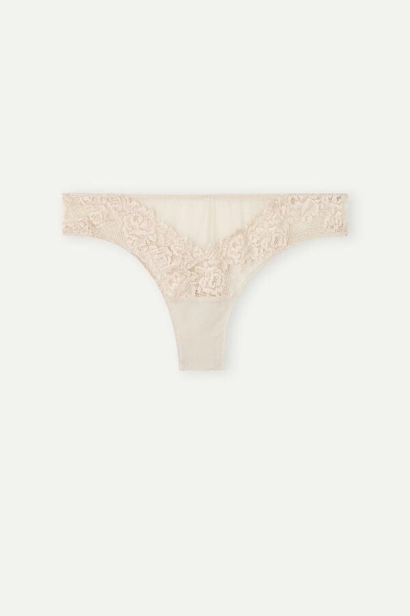 Intimissimi Pretty Flowers Brazilian Women's Panties Pink | USA 2506WYN