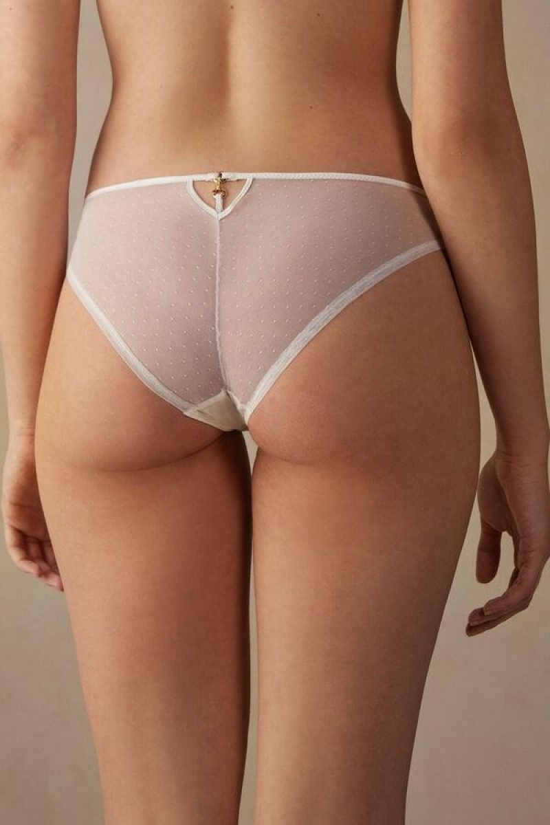 Intimissimi Pure Charme Women's Panties White | USA 2376WYN